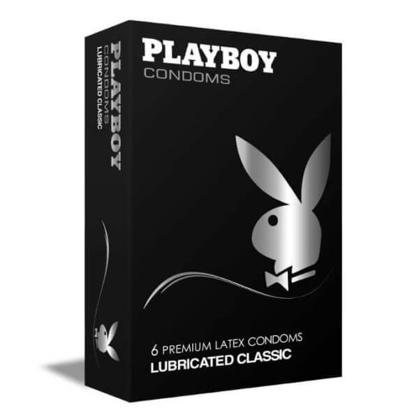 Προφυλακτικά Playboy Lubricated Classic 6 τεμάχια